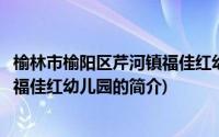 榆林市榆阳区芹河镇福佳红幼儿园(关于榆林市榆阳区芹河镇福佳红幼儿园的简介)