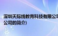 深圳天际线教育科技有限公司(关于深圳天际线教育科技有限公司的简介)