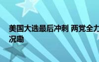 美国大选最后冲刺 两党全力争夺“蓝墙”三州 到底什么情况嘞