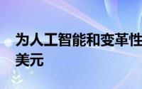 为人工智能和变革性技术创新者提供4000万美元