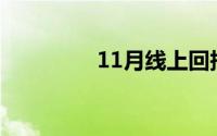 11月线上回报率再创新高