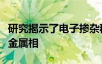 研究揭示了电子掺杂稀土镍酸盐中的反铁磁性金属相