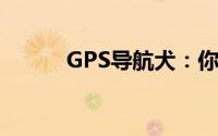 GPS导航犬：你的智能导航助手