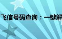 飞信号码查询：一键解决你的手机号信息需求