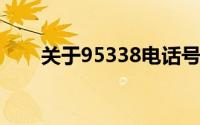 关于95338电话号码的相关信息解读