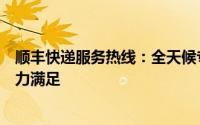 顺丰快递服务热线：全天候专业对接，您的快递需求我们全力满足