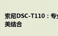 索尼DSC-T110：专业级性能与独特设计的完美结合