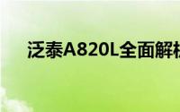 泛泰A820L全面解析：功能与性能一览