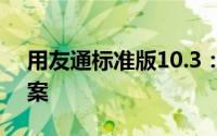 用友通标准版10.3：企业管理的全新解决方案