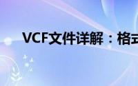 VCF文件详解：格式、作用与如何读取