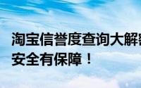 淘宝信誉度查询大解密：揭秘卖家信誉，购物安全有保障！