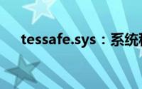 tessafe.sys：系统稳定性与安全的关键