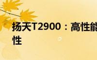 扬天T2900：高性能计算机的工作能力与特性