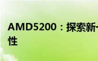 AMD5200：探索新一代处理器性能的核心特性