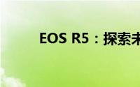 EOS R5：探索未来摄影的新境界