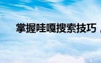 掌握哇嘎搜索技巧，轻松获取所需信息