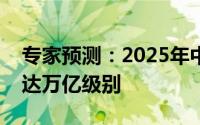 专家预测：2025年中国低空经济产业规模或达万亿级别