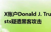 X账户Donald J. Trump's Truth Social Posts疑遭黑客攻击