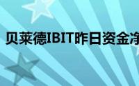 贝莱德IBIT昨日资金净流入高达4434万美元